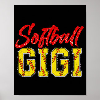 Gigi Retro Groovy Loud Trots Sport Game Catcher Poster