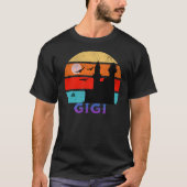 Gigi Retro Sunset Ocean Opa T-shirt (Voorkant)