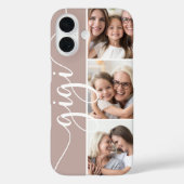 Gigi Script Grandma Photo Collage Case-Mate iPhone Case (Achterkant)
