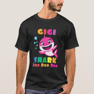 Gigi Shark Gift Cute Baby Shark Family Matching T-shirt