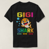 Gigi SharkGigi Shark Lover Family Mothers Day  T-shirt (Design voorkant)