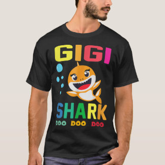 Gigi SharkGigi Shark Lover Family Mothers Day  T-shirt