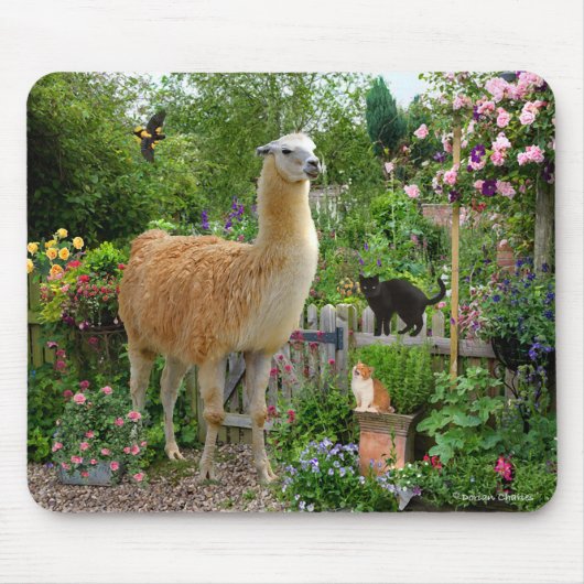"Gigi The Llama" Mousepad Muismat (Voorkant)