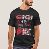 Gigi van de Berry Sweet One Aardbei Verjaardag Gi T-shirt (Voorkant)