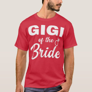 Gigi van de Bride Coordinating Wedding Party T-shirt