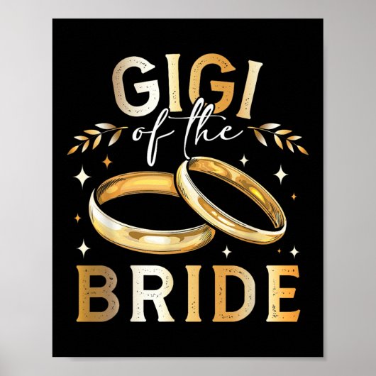 Gigi van de bruid Gigi bruiloft en verloving Poster (Voorkant)
