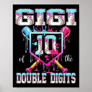 Gigi van de dubbele cijfers 10e verjaardag jongen poster