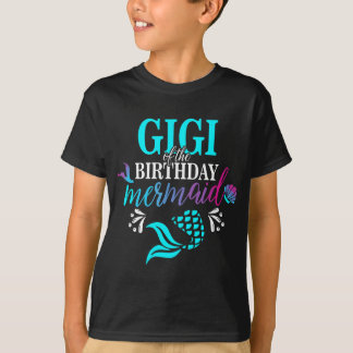 Gigi van de familie van de zeemeermin t-shirt