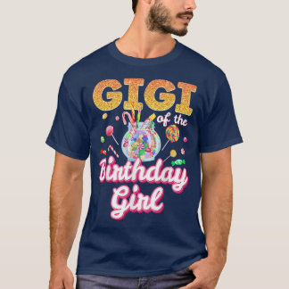 GiGi van de familie van het 'Birthday Girls Snoep' T-shirt