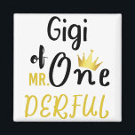 Gigi van de heer Onederful Funny 1st Birthday T-Sh Magneet<br><div class="desc">Gigi van de heer Onederful Wonderful Funny 1st Birthday T-Shirt Gigi van de heer Onederful First One-Derful Matching T-Shirt de heer onederful, jarig, 1st verjaardag, één derful, 1st verjaardag, baby, 1st b dag, gigi wonderbaarlijk, de heer onederful 1st verjaardag, gigi van de heer onederful, matching, familie voor 1 jaar oud,...</div>