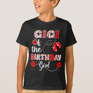 Gigi van de jarige - familie lieveheersbeestje t-shirt