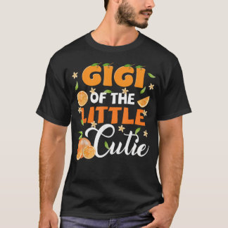 Gigi van de Little Cutie Orange Clementine Verjaar T-shirt