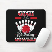 Gigi van de Verjaardag Bowler Bday Bowling Feest C Muismat (Met muis)