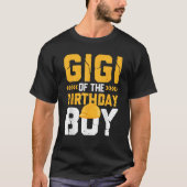 Gigi van de Verjaardag Boy Construction Matching F T-shirt (Voorkant)