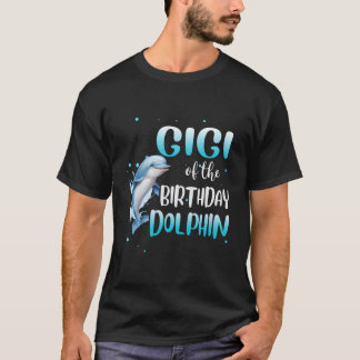 Gigi van de verjaardag Dolfijn Familie Matching Pa T-shirt
