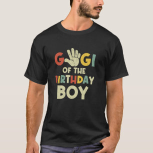 Gigi van de verjaardag jongen Hi vijf jaar oude Bd T-shirt