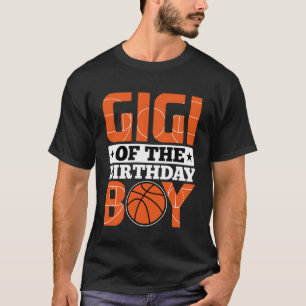 Gigi van de Verjaardag Jongen Koele Basketbal B Da T-shirt