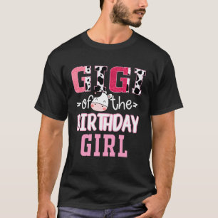 Gigi van de Verjaardags Meisje Boerderij Koe B Dag T-shirt