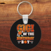 Gigi van de verjaardagsjongen basketbalspeler fami sleutelhanger (Voorkant)