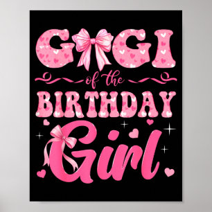 Gigi van de verjaardagsmeisjesfamilie Nk Coquette Poster