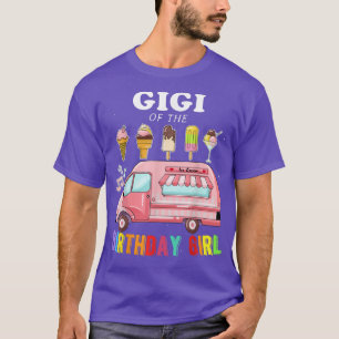 Gigi van het meisje van de geboorte Ice Cream-vrac T-shirt