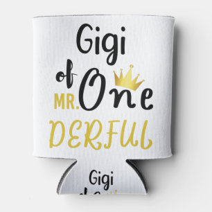 Gigi van MR Onederful Grappige 1e Verjaardag T-Shi Blikjeskoeler