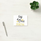 Gigi van MR Onederful Grappige 1e Verjaardag T-Shi Post-it® Notes (Kantoor)