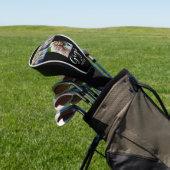 Gigi Vast Script Zwart 3 Foto Golfheadcover (Insitu)