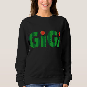 Gigi Watermeloen Tropische Zomer Fruit Meloen Trui