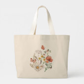 Gigi Wildflower Floral Aangepast Tas Ba (Achterkant)