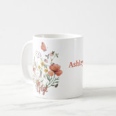 Gigi Wildflower Floral - Aangepaste Mok (Voorkant links)