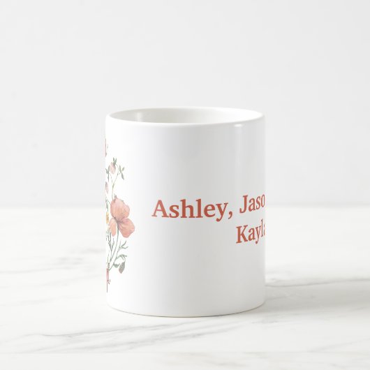 Gigi Wildflower Floral - Aangepaste Mok (Center)