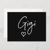 Gigi Women Kerstcadets oma Uitnodiging Briefkaart (Voorkant / Achterkant)