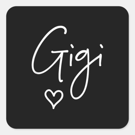 Gigi Women Kerstcadets oma Vierkante Sticker (Voorkant)