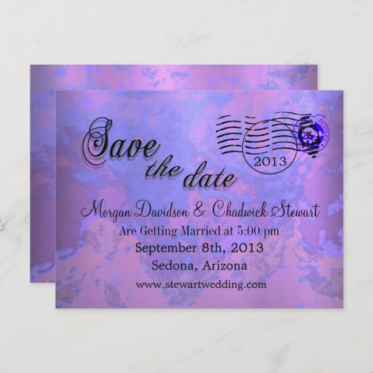 Gigifarah Gala Save the Date Briefkaarten (Voorkant / Achterkant)