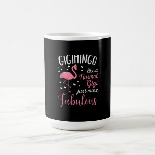 Gigimingo Pink Flamingo Gigi Funny Grandma Koffiemok