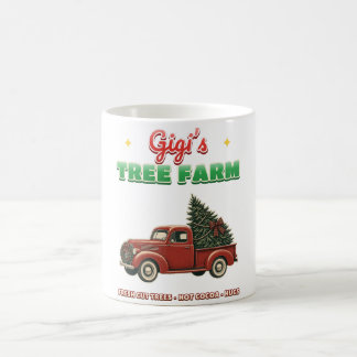 Gigi's Boomgaard Retro Kersttruck Mok