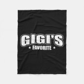 Gigi's Favorite  Fleece Deken (Voorkant)
