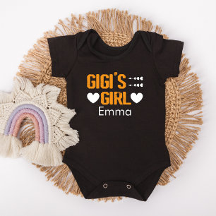 Gigis Girl Baby Lief Aandoenlijk Maatwerk Romper