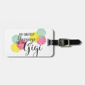 Gigi's zegeningen bagagelabel (Voorkant horizontaal)