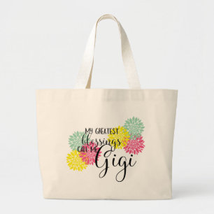 Gigi's zegeningen grote tote bag