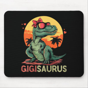 Gigisaurus Dino Dinosaur Gigi-saurus T-rex Funny T Muismat