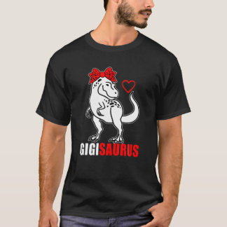 Gigisaurus Gigi Saurus Rex mama Moederdag Grandm T-shirt