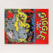 Gigle Elephant Animal  Comics Legpuzzel (Horizontaal)