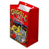 Gigle Elephant Animal  Comics Medium Cadeauzakje (Voorkant Gekanteld)