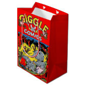 Gigle Elephant Animal  Comics Medium Cadeauzakje (Achterkant Gekanteld)
