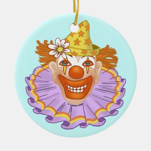 Gigo Clown-ornament Keramisch Ornament (Voorkant)