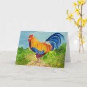 Gigolo - Haan - Wenskaart Kaart (Gele Bloem)