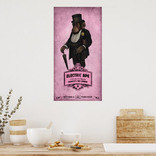Gigposter - Elektrische appel Poster (Keuken)