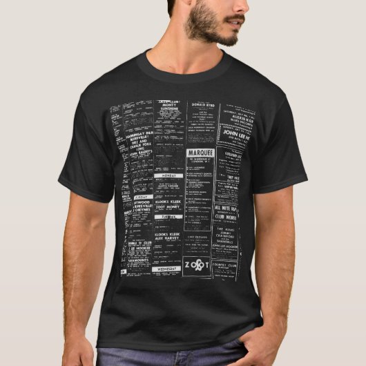Gigs-aanbiedingen van 60 t-shirt (Voorkant)